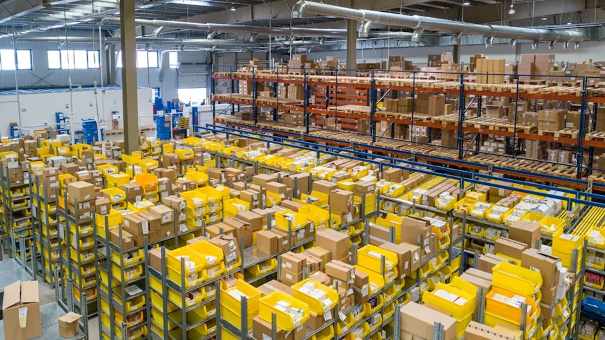 Warehouse operations representing a New Zealand logistics dashboard